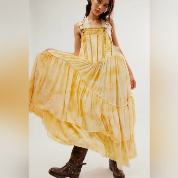 Free People Bali Devon Skirtall Style # 85537769Color Italian Straw … - Picture 4 of 10